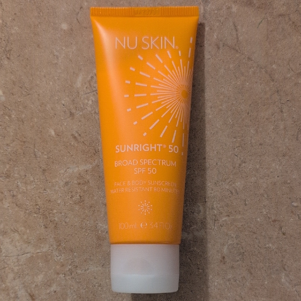 I Have Multiple Bottles. Skin Orange and White Suncare Collection